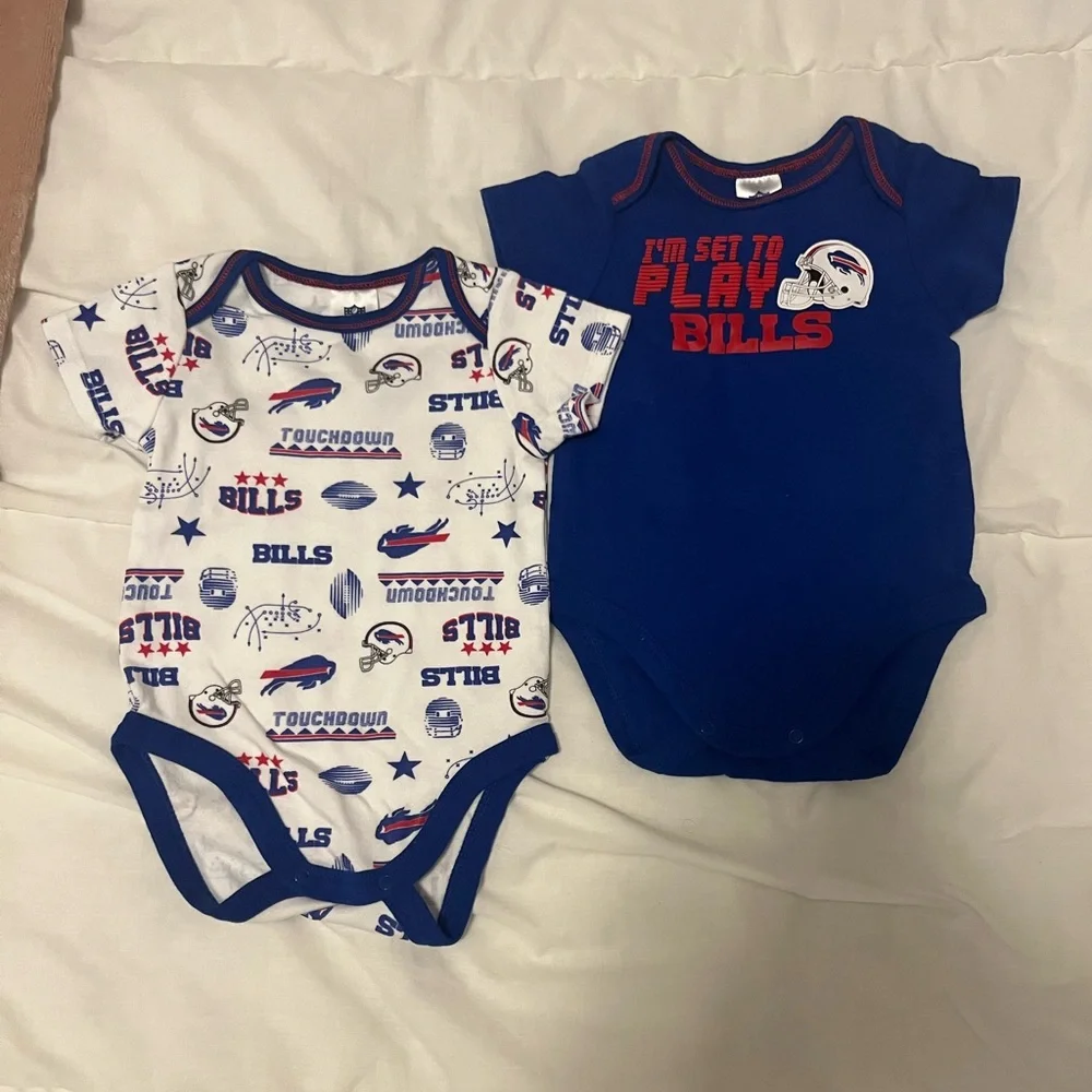 NFL Buffalo Bills Football Baby Onesie Bodysuits